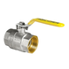 Кран шаровой KOER KR.214.G - 1 1/4" FF ГГВ YELLOW, ручка "рычаг" желтая (KR0115) KR0115 фото 1
