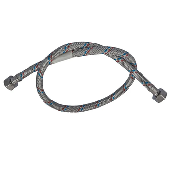 Гнучкий шланг для підключення води гайка 1/2'' - гайка 1/2'' (180 см) Zerix (ZX1557) ZX1557 фото