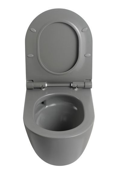 Унитаз подвесной Mixxus Premium ELLIPSE-0308-T3 GRAY 490x360x360mm система смыва TORNADO 3.0 (MP6654) MP6654 фото
