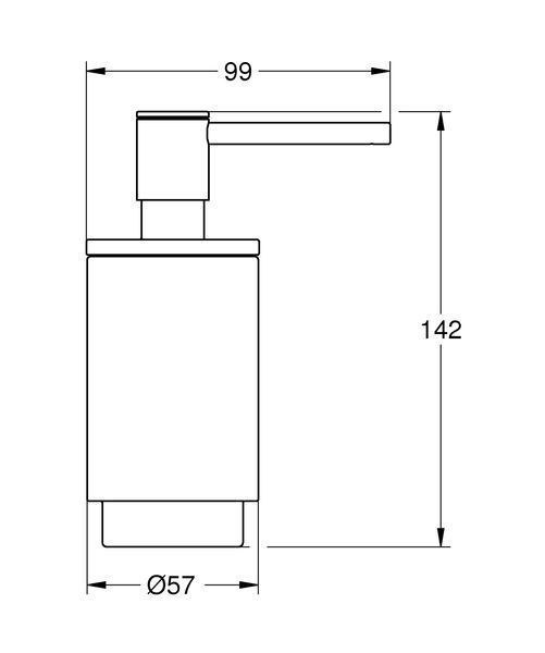 Дозатор рідкого мила Grohe Selection (41028000) 41028000 фото