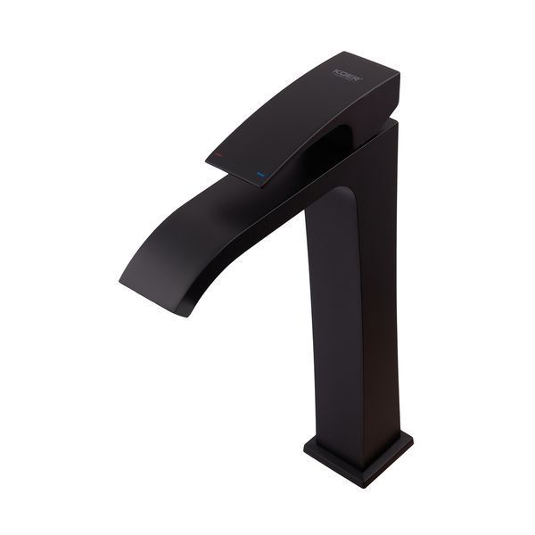 Смеситель для умывальника Koer KB-13007-05 высокий (Цвет черный) (KR3445) KR3445 фото