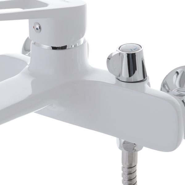 Змішувач для ванни з коротким виливом MIXXUS NEVADA 009 EURO Білий (MI5800) MI5800 фото