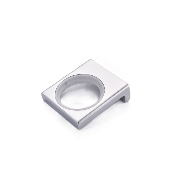 Мыльница настенная Koer AS-0102-01 (стекло) цвет хром глянец (KR6161) KR6161 фото