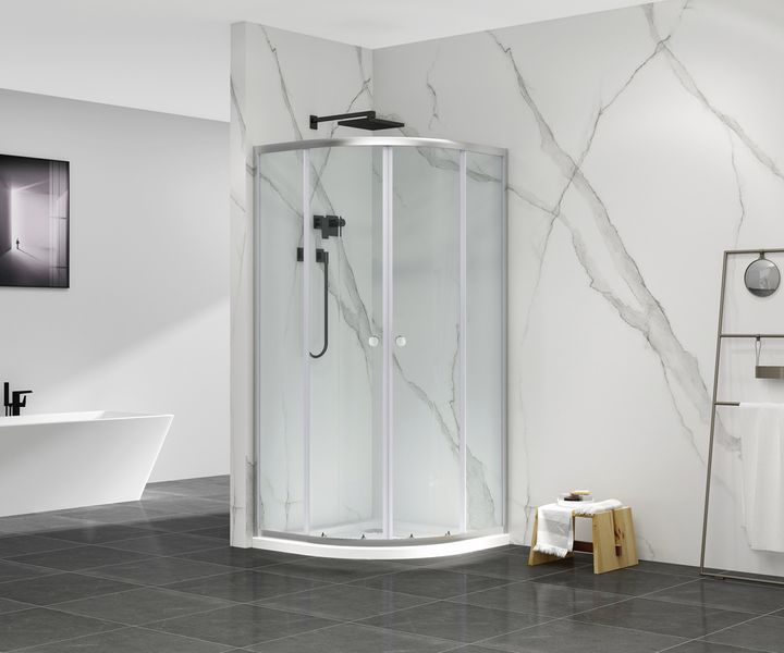Душевая кабина без поддона Mixxus Premium DIVERSE SC01-90x90x195-TR Chrome прозрачное стекло 5мм (MI6859) MI6859 фото