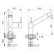 Смеситель для умывальника Zerix LR71007 (LL1199) LL1199 фото 2