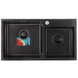 Мойка Mixxus MX7843-220x1.0-PVD-Black (MX0565) MX0565 фото 1
