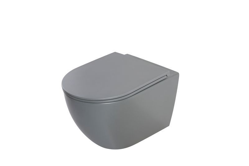 Унитаз подвесной Mixxus Premium ELLIPSE-0308-T3 GRAY 490x360x360mm система смыва TORNADO 3.0 (MP6654) MP6654 фото