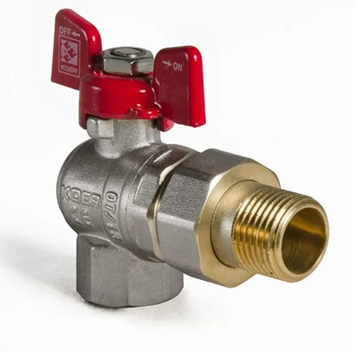 Кран з американкою 1/2" (Koer KR.228) кутовий (KR0016) KR0016 фото