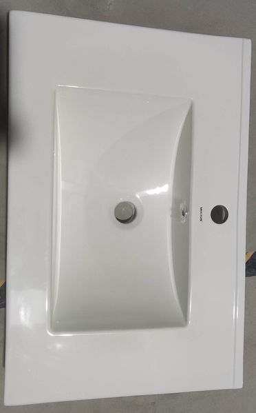 Раковина мебельная Mixxus Premium CUBIC-1502 710х460х170mm с отверстием под смеситель и переливом (MP6496) MP6496 фото