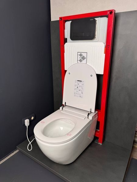 Комплект: Koer TB-0301 Smart Унітаз-біде підвісний TB-0101 з електронним управлінням + Інсталяція KT-0409 + панель KT-0609-01 Chrome (KR6116) KR6116 фото
