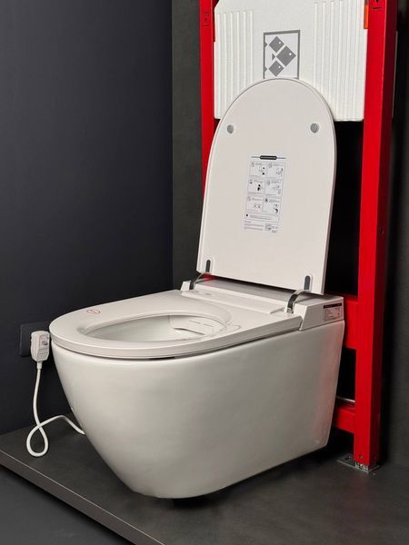 Комплект: Koer TB-0301 Smart Унітаз-біде підвісний TB-0101 з електронним управлінням + Інсталяція KT-0409 + панель KT-0609-01 Chrome (KR6116) KR6116 фото