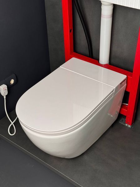 Комплект: Koer TB-0301 Smart Унітаз-біде підвісний TB-0101 з електронним управлінням + Інсталяція KT-0409 + панель KT-0609-01 Chrome (KR6116) KR6116 фото