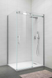 Бічна стінка до кабіни Koer SR SW01-90x200-TR-01 прозоре скло Easy Clean 8мм, хром (KR5381) KR5381 фото 10