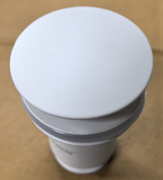 Донний клапан для раковини Koer PW-08-03 1 1/4'' без переливу автоматичнийСLICK-СLACK (Колір білий) (KR5787) KR5787 фото