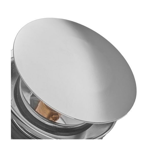 Донний клапан для ванни Zerix BV-08 1 1/2'' автоматичний СLICK-СLACK (Колір хром) (ZX6025) ZX6025 фото
