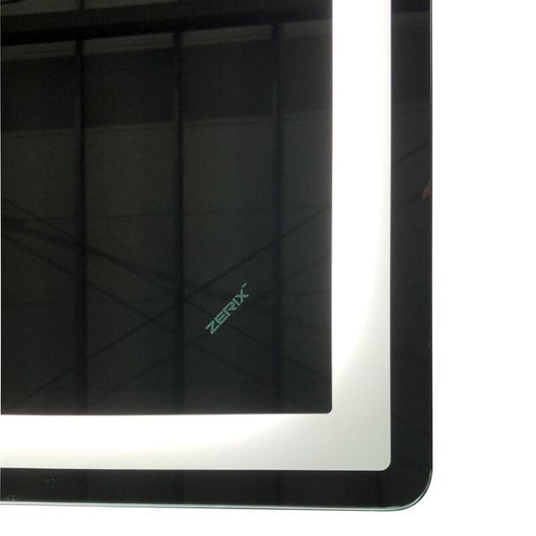 Дзеркало Zerix Sansa MR01-80x60-REVERSE з LED Touch, Anti-fog, димером, регулятором яскравості (ZX6049) ZX6049 фото