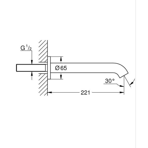 Вилив для ванни Grohe Essence (13449001) 13449001 фото