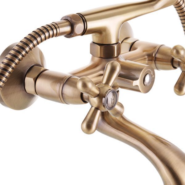 Змішувач для ванни Haiba Dominox 142 Euro Бронзовий (HB3938) HB3938 фото