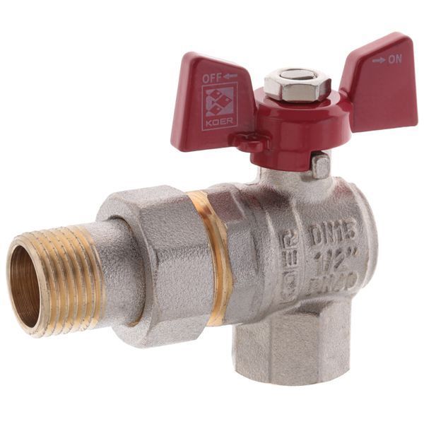 Кран с американкой 1/2" (Koer KR.228) угловой (KR0016) KR0016 фото