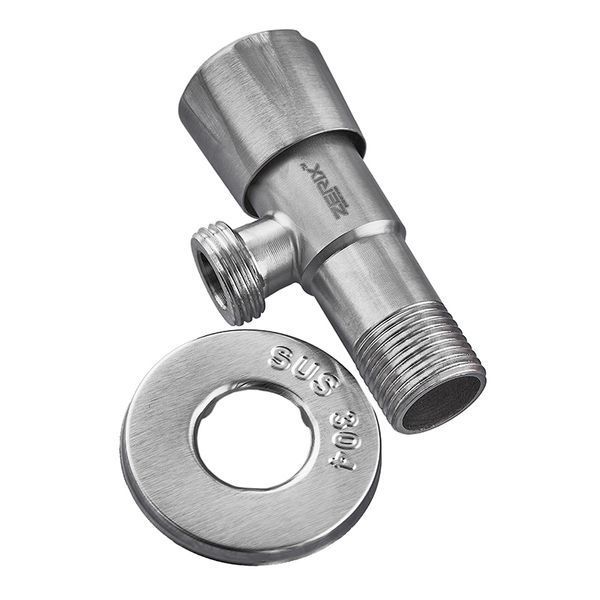 Кран для підключ. сантехприладів Zerix VAL-04-1/2x1/2 з нерж. ст.SUS304 (ZX4800) ZX4800 фото