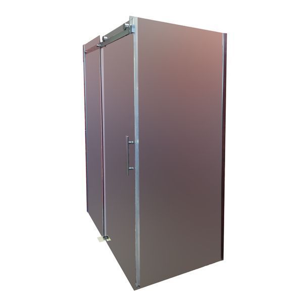 Бічна стінка до кабіни Koer SR SW01-90x200-TR-01 прозоре скло Easy Clean 8мм, хром (KR5381) KR5381 фото