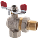 Кран с американкой 1/2" СК красный угловой (SK0022) SK0022 фото 1