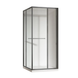 Душова кабіна без піддону Koer SR SC09-90x90x200-R-TR-07 прозоре скло Easy Clean 6мм Графіт (KR5772) KR5772 фото 1