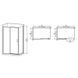 Душевая кабина без поддона Mixxus Premium DIVERSE SC03-120x80x195-TR Chrome прозрачное стекло 6мм (MI6867) MI6867 фото 5