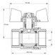 Кран шаровый Koer 1/2" ГГБ (KR.217) (KR0030) KR0030 фото 4