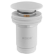 Донний клапан для раковини Koer PW-08-03 1 1/4'' без переливу автоматичнийСLICK-СLACK (Колір білий) (KR5787) KR5787 фото 1