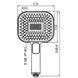 Лейка для душа Koer KP-0404-05 (3 функции) (KR5001) KR5001 фото 2