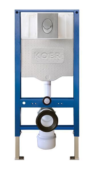 Инсталляция для подвесного унитаза Koer KT-0503-01 500x126x1150mm с панелью смыва KT-0606-01 Хром (KR5347) KR5347 фото