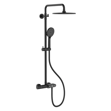 Душевая колонна с термостатическим смесителем Koer KB-55014-05 (Цвет черный) (KR4733) KR4733 фото