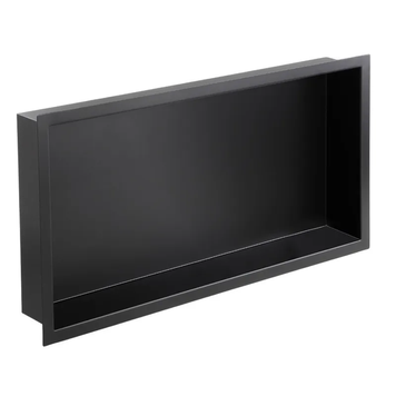 Полка-ниша для ванной комнаты Mixxus Premium NICHE-0102 BLACK из нержавеющей стали SUS304 (MI6680) MI6680 фото