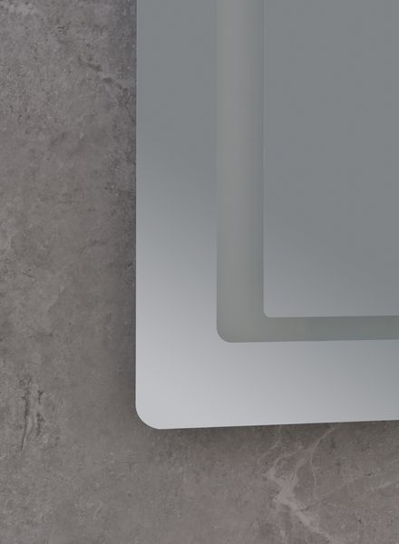 Зеркало Mixxus STYLE MR03-80x60 с Led Touch, Anti-fog, димером, регулятором яркости, часами (MI6005) MI6005 фото