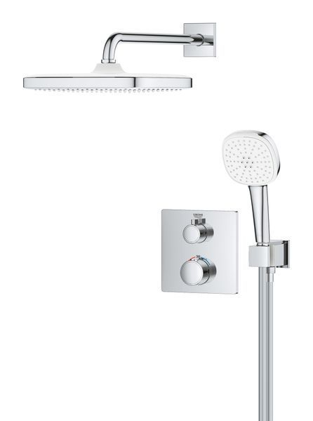 Душова система прихованого монтажу з термостатом Grohe Grohtherm (34871000) 34871000 фото