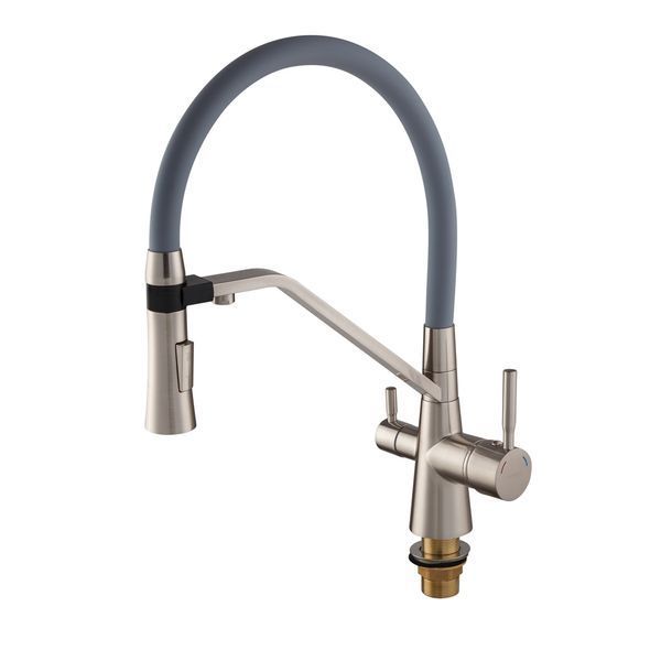 Змішувач для кухні Mixxus Premium Magnet 021 SS COLOR REFL.GREY (MI6976) MI6976 фото