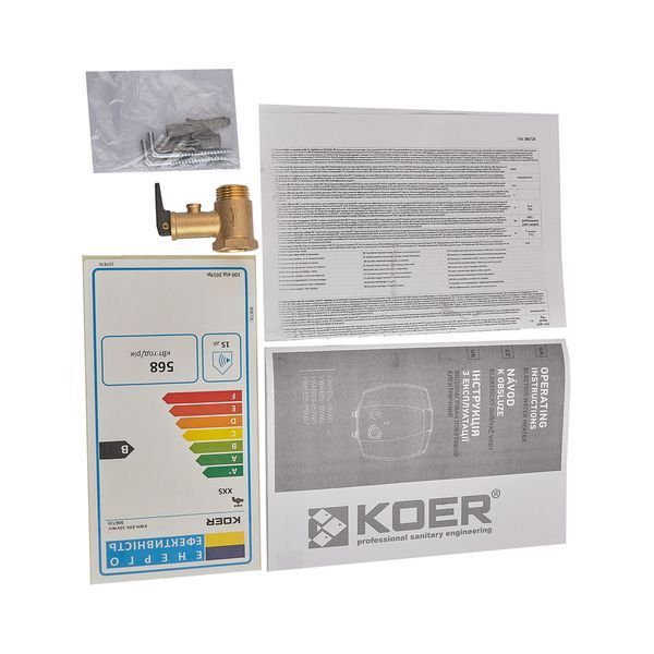 Водонагреватель "Под мойку" Koer KWH.E05-10VWU накопительный 10 л, мокрый тен 1,5 kW (EK0105) EK0105 фото