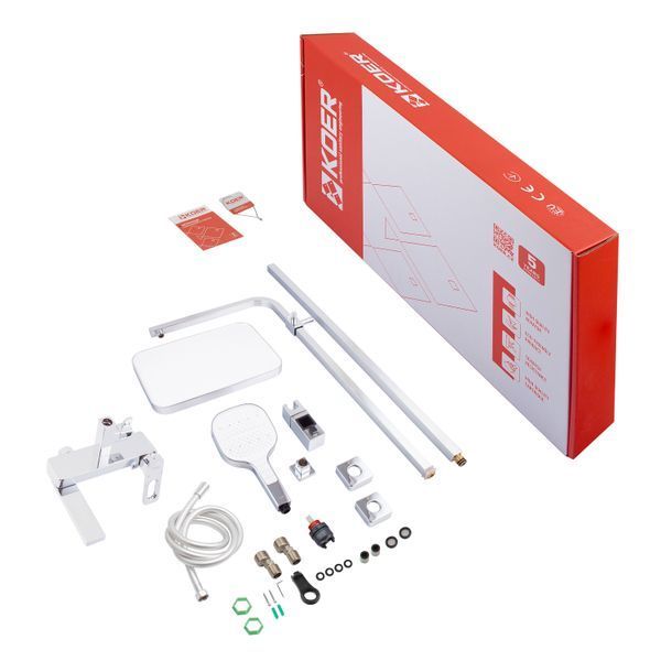 Душова колона зі змішувачем Koer KB-56031-01, 3 функції (KR5438) KR5438 фото