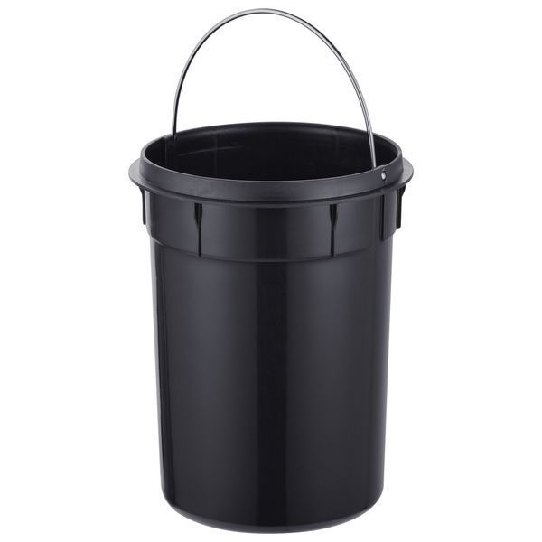 Відро для сміття з плавним закриттям кругле Mixxus Ellipse-TC0212 SS Color 12л (колір нержавійка) (MI8399) MI8399 фото
