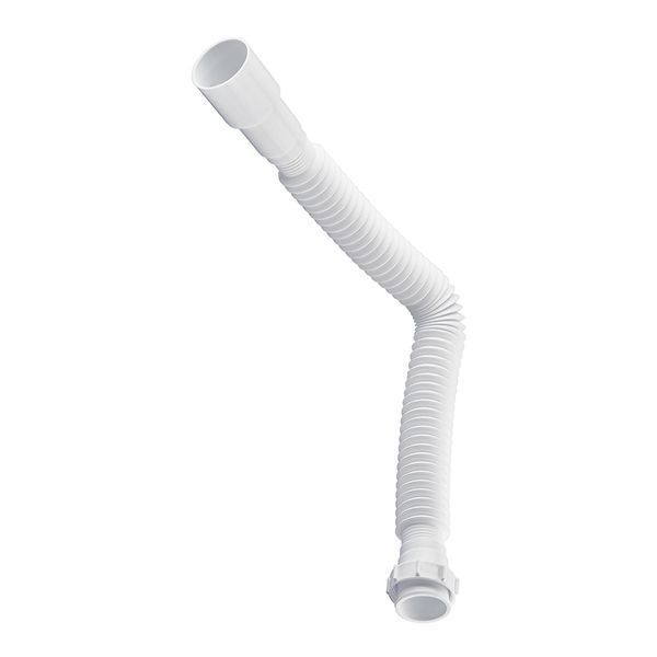 Гофротруба сполучна Zerix GN-01-A з накидною гайкою 1 1/2" (310-650 мм) (ZX5095) ZX5095 фото