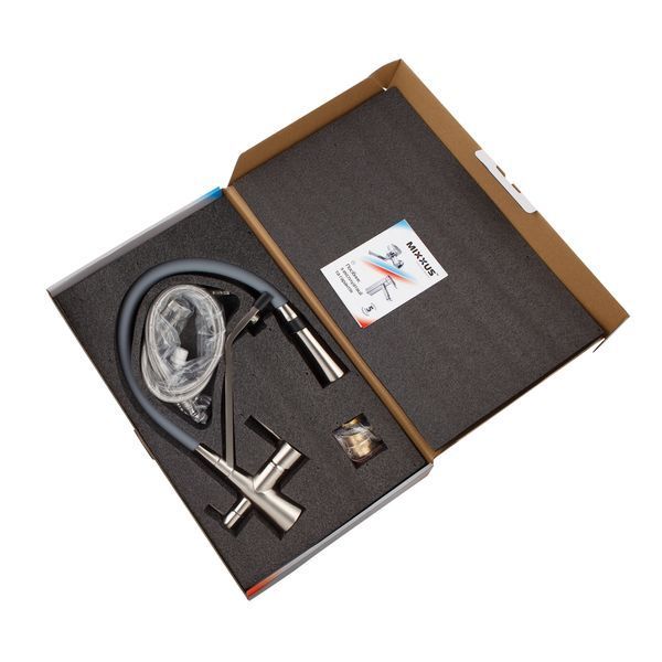 Змішувач для кухні Mixxus Premium Magnet 021 SS COLOR REFL.GREY (MI6976) MI6976 фото
