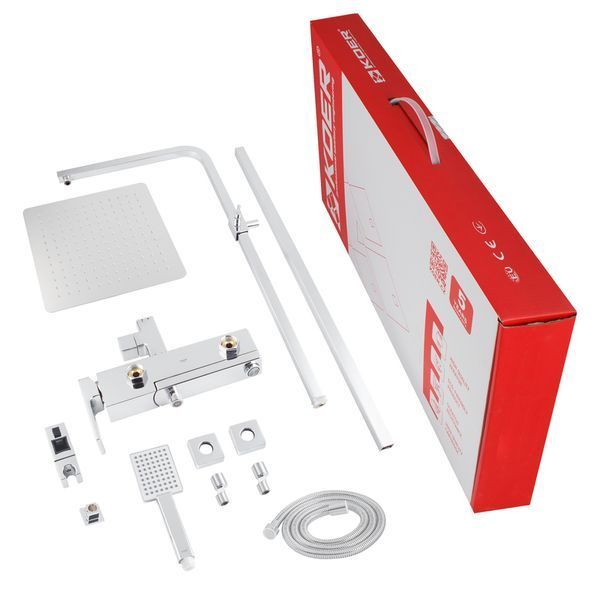 Душова колона із змішувачем Koer KB-56009-01 (Колір хром) (KR3506) KR3506 фото