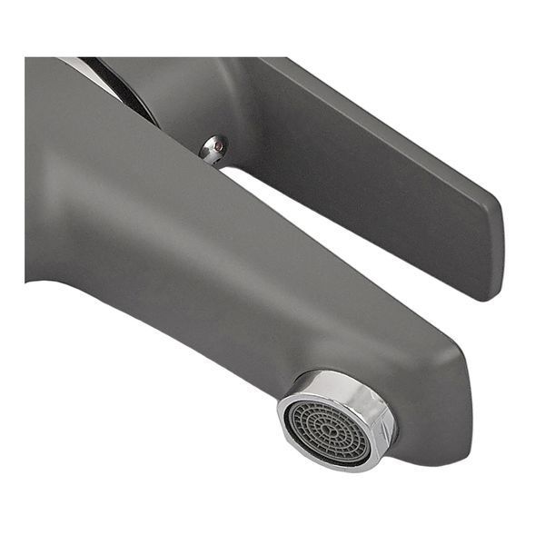 Смеситель для умывальника Plamix Oscar-001 Graphite (без подвода) (Цвет графит) (PM6097) PM6097 фото