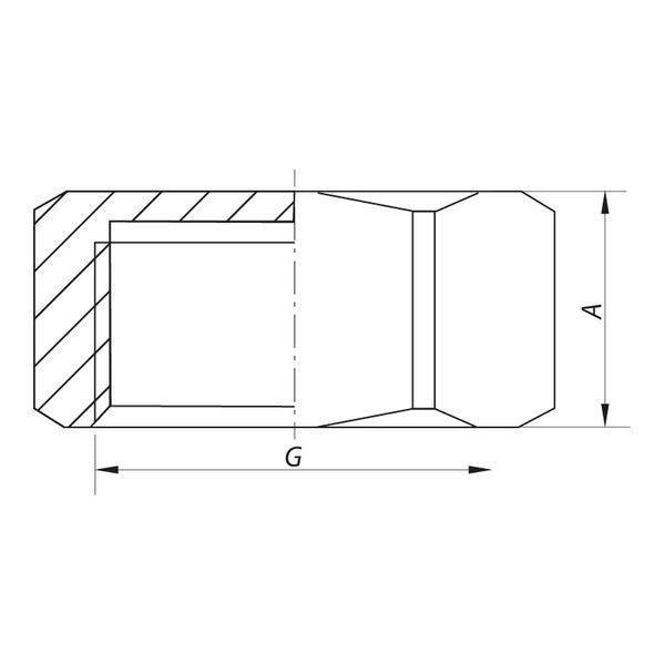 Заглушка В 1" Koer KF.P10F (KR3096) KR3096 фото