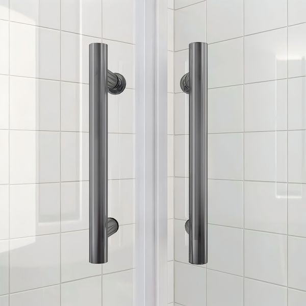 Душевая кабина без поддона Koer SR SC04-90x90x195-TR-07 прозрачное стекло Easy Clean 5мм, графит (KR5362) KR5362 фото