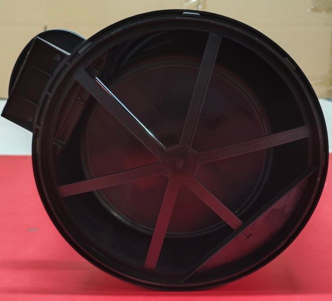 Відро для сміття з плавним закриттям кругле Mixxus Ellipse-TC0212 SS Color 12л (колір нержавійка) (MI8399) MI8399 фото