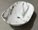 Раковина накладная MIXXUS PREMIUM WAVE-0105 MARBLE 620х360х160mm (MP6559) MP6559 фото 9