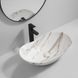 Раковина накладная MIXXUS PREMIUM WAVE-0105 MARBLE 620х360х160mm (MP6559) MP6559 фото 2