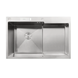 Мийка MIXXUS MH7849L-HK SS COLOR (MH7849L-HK NANO-SILVER)(3.0/0.9) з н.ст "Глибоке крило" з підст. під ножі(нерж.) (MX1935) MX1935 фото 1